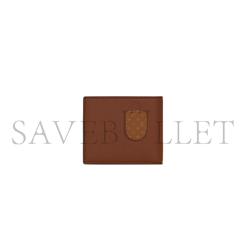 YSL TINY CASSANDRE EASTWEST WALLET IN GRAINED LEATHER ‎607727DTI0W2126 (11*9.5*2.5cm)