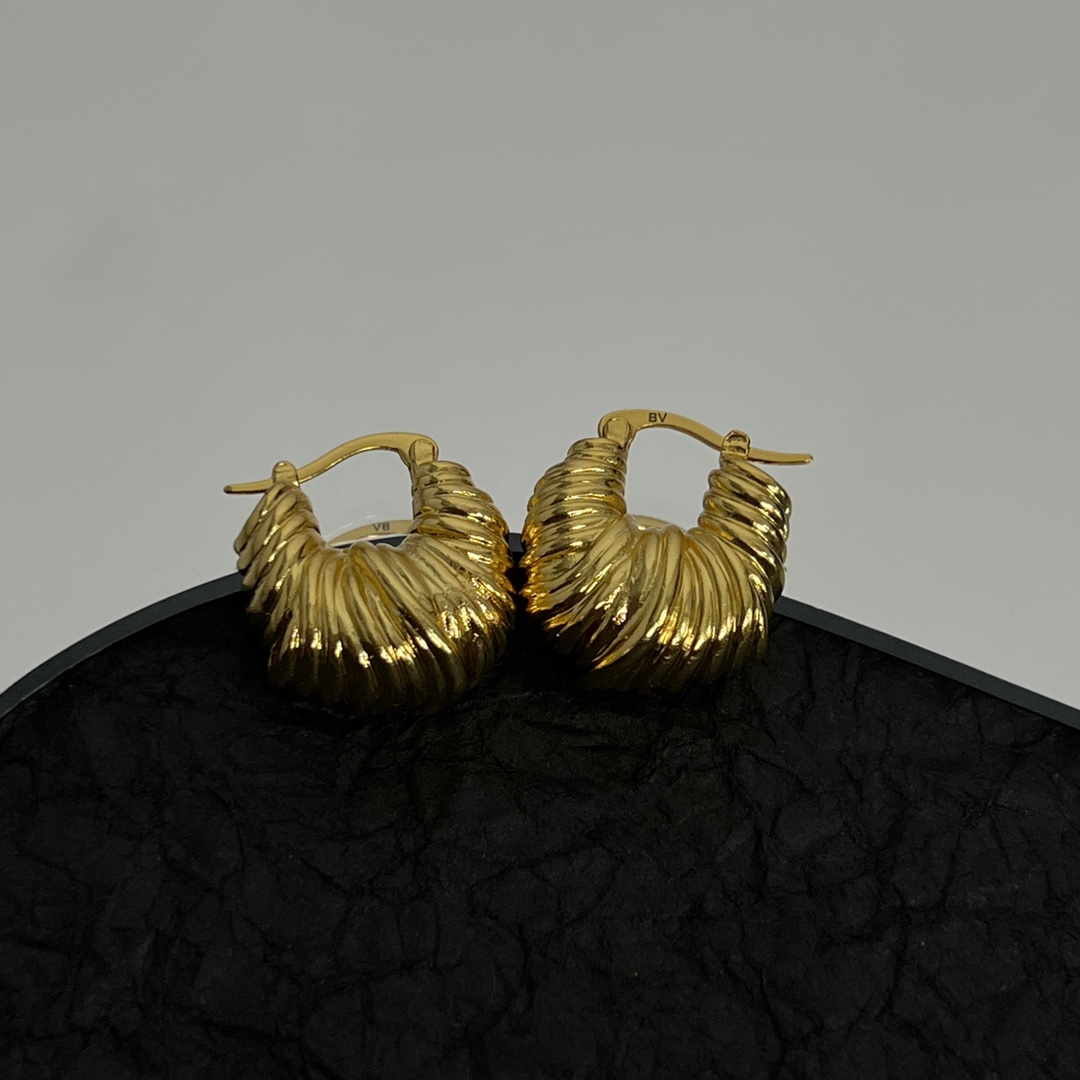 TOP Bottega Veneta BV Earrings - Gold