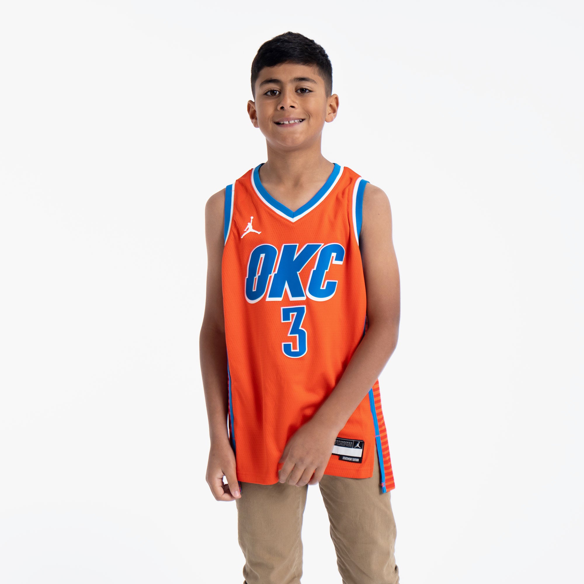 Josh Giddey Oklahoma City Thunder 2024 Statement Edition Youth NBA Swingman Jersey