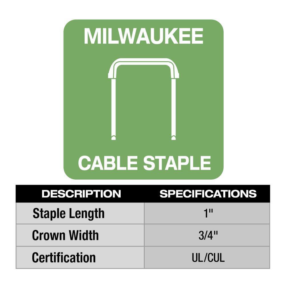 M12 12-Volt Lithium-Ion Cordless Cable Stapler (Tool-Only)