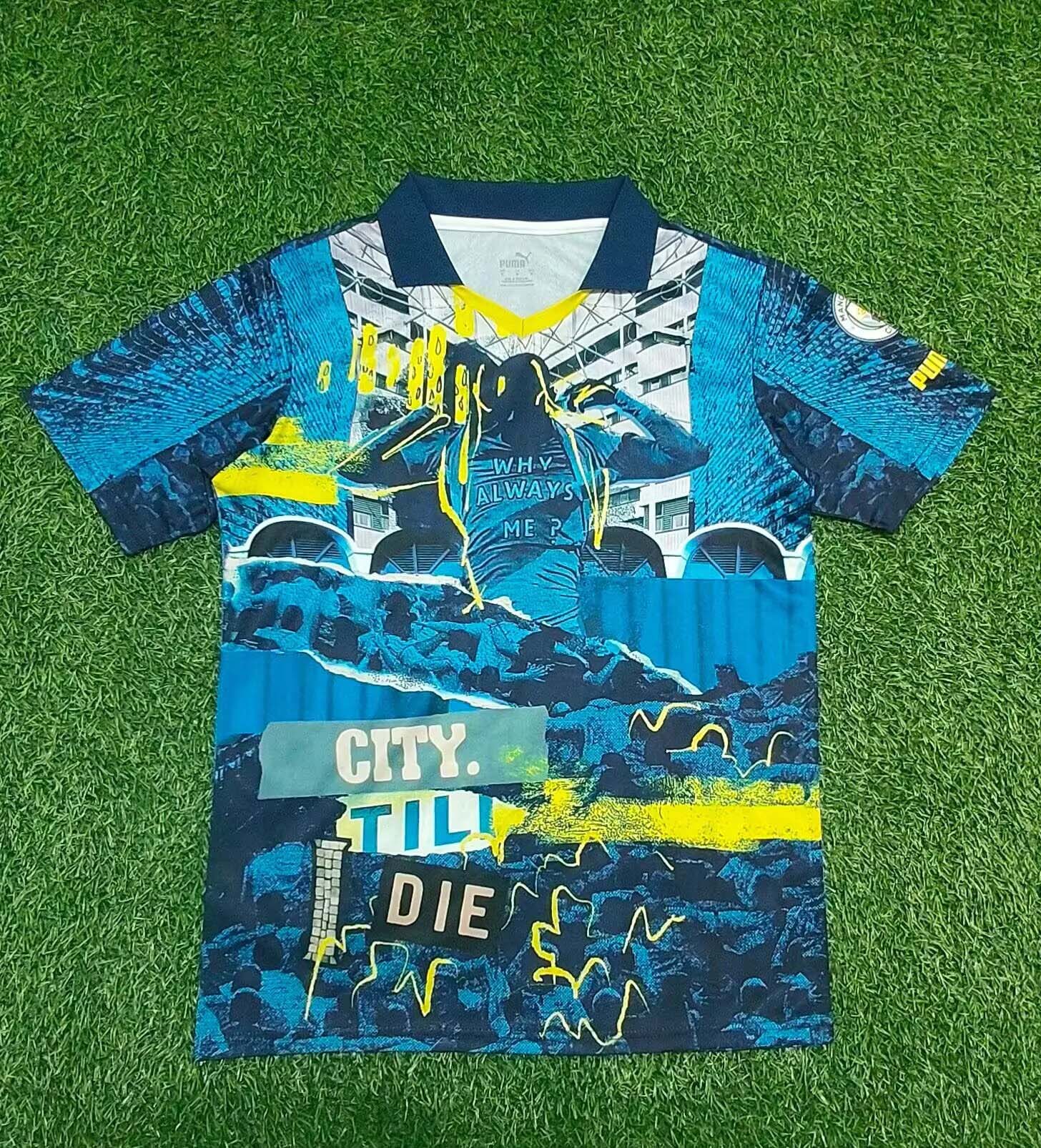 2025/2026 Manchester City Special Edition Blue Football Shirt 1:1 Thai Quality