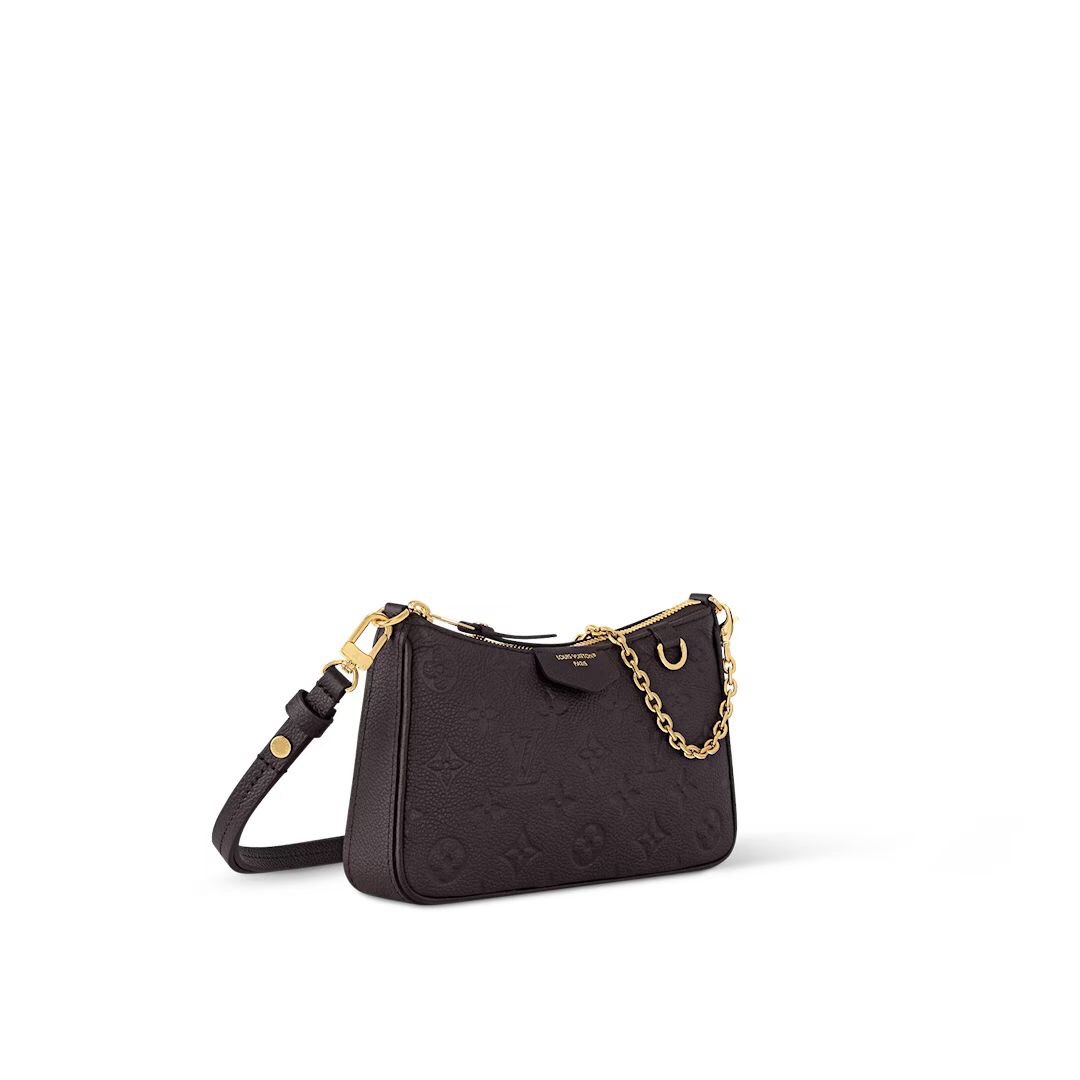 TOP Louis Vuitton LV Easy Pouch Bag Monogram Empreinte Leather 19.0 x 11.5 x 3.0 cm - Chocolate