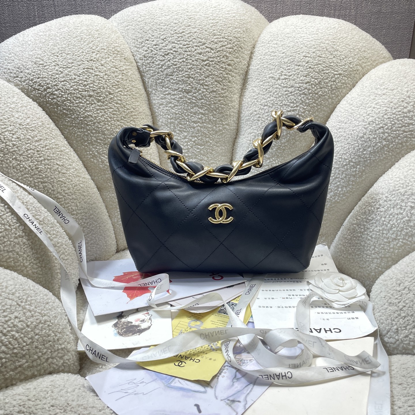 TOP CHANEL Hobo Bag 24x28x8cm - 3 Colour