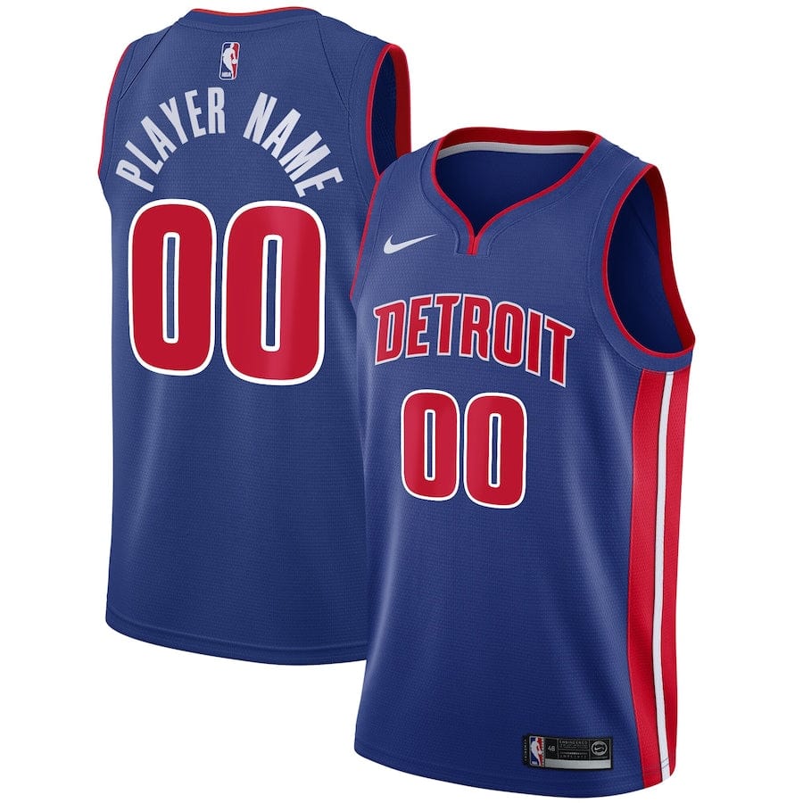 Custom Detroit Pistons Authentic Jersey