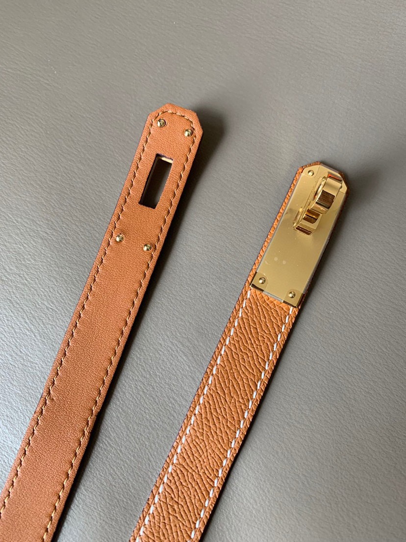 TOP HERMES Cowhide Belt - 1.8CM - 36 Color