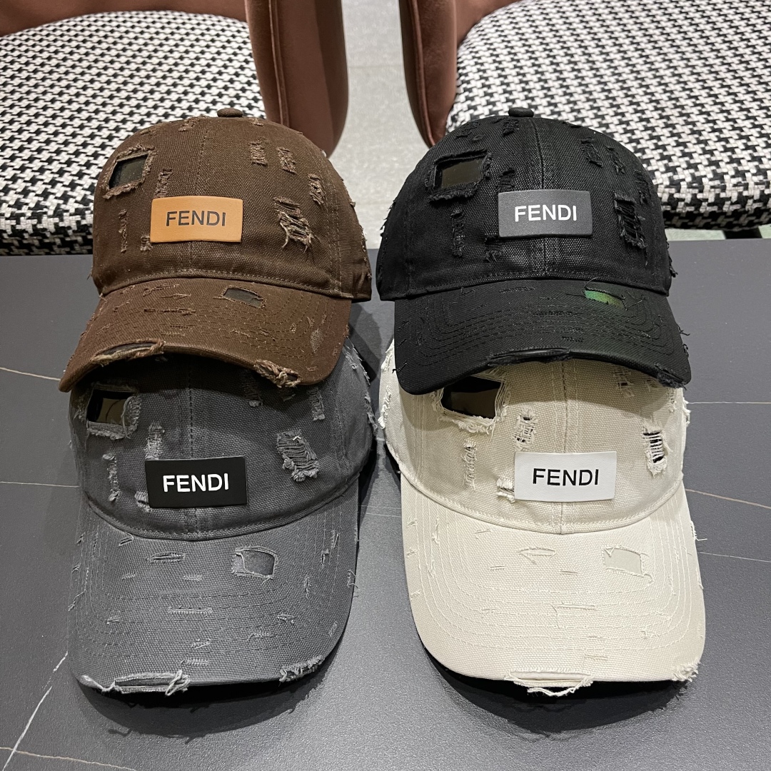 TOP FENDI Baseball Hat - 4 Colors