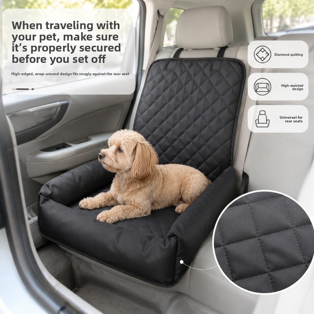 Thickened car pet mat, leather car pet mat for the passenger seat, waterproof dog car mat - PawPro UK