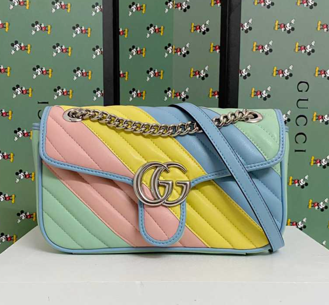 Gucci GG Marmont -Silver buckle(Replica)