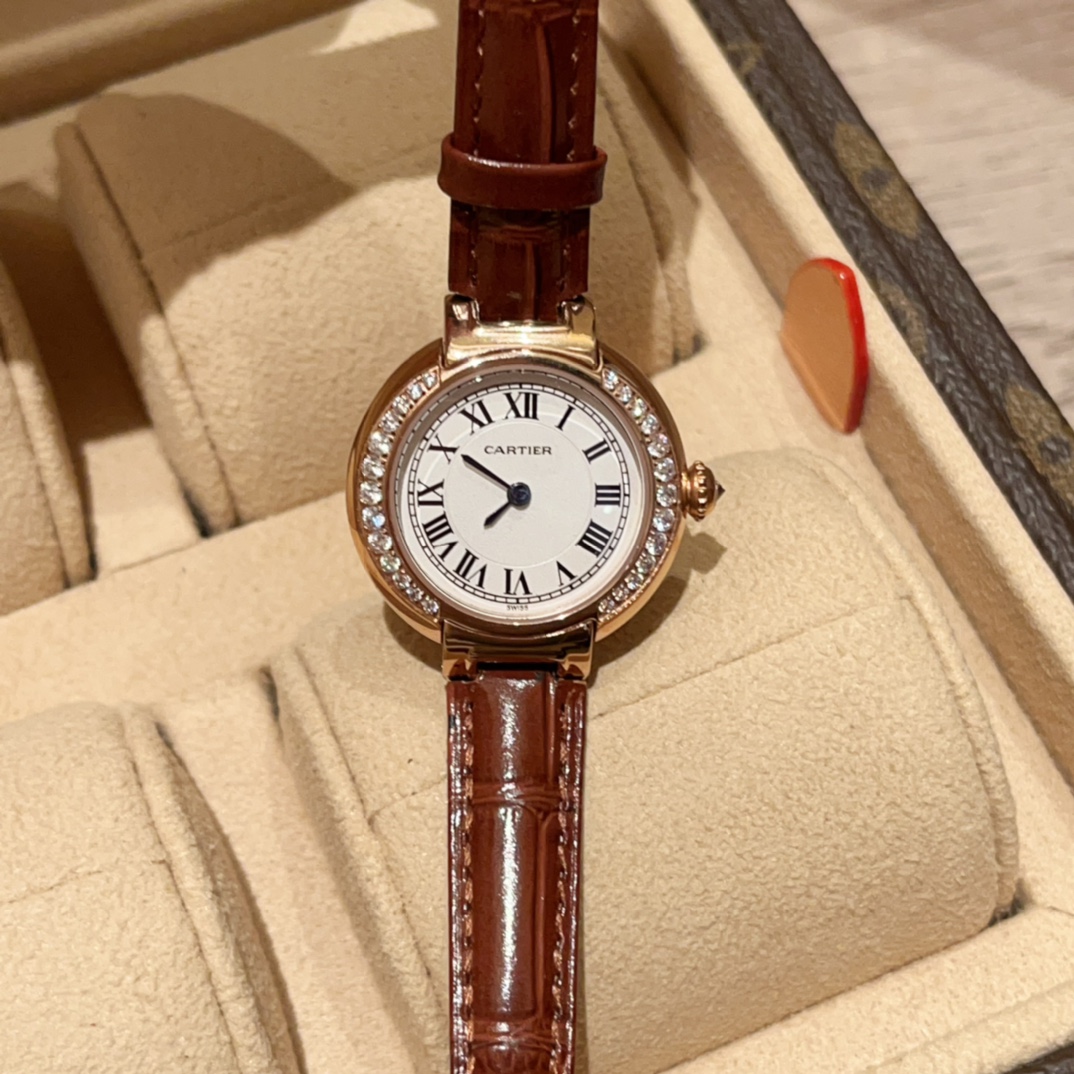 TOP Cartier Watch 30 mm -  Brown