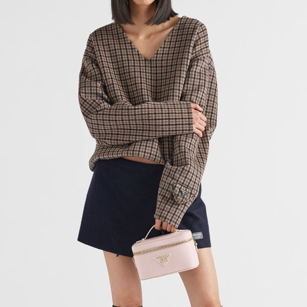 Prada Leather Makeup Bag (Replica)