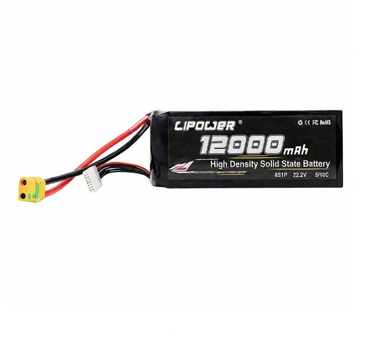 lithium polymer  5/10C 6s 12000mAh rechargeable solid-state FPV drone - lipowbattery