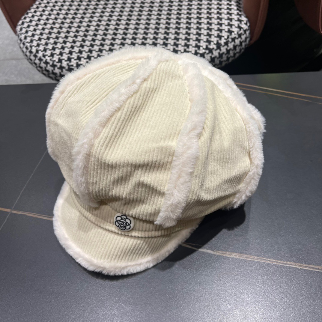TOP CHANEL A Plush Beret - 3 Colors
