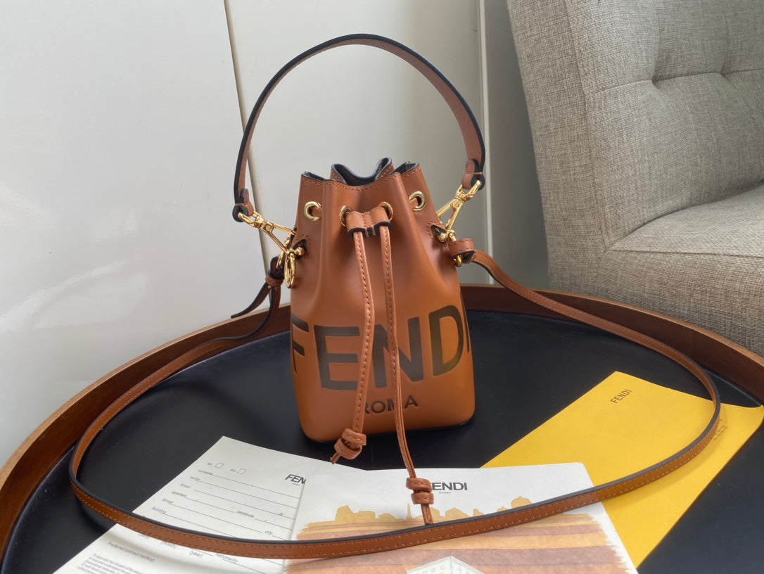 TOP FENDI FENDI Mon Tresor Bag - Brown