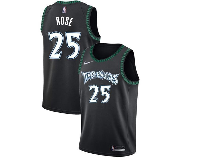 Derrick Rose Minnesota Timberwolves Throwback Jersey