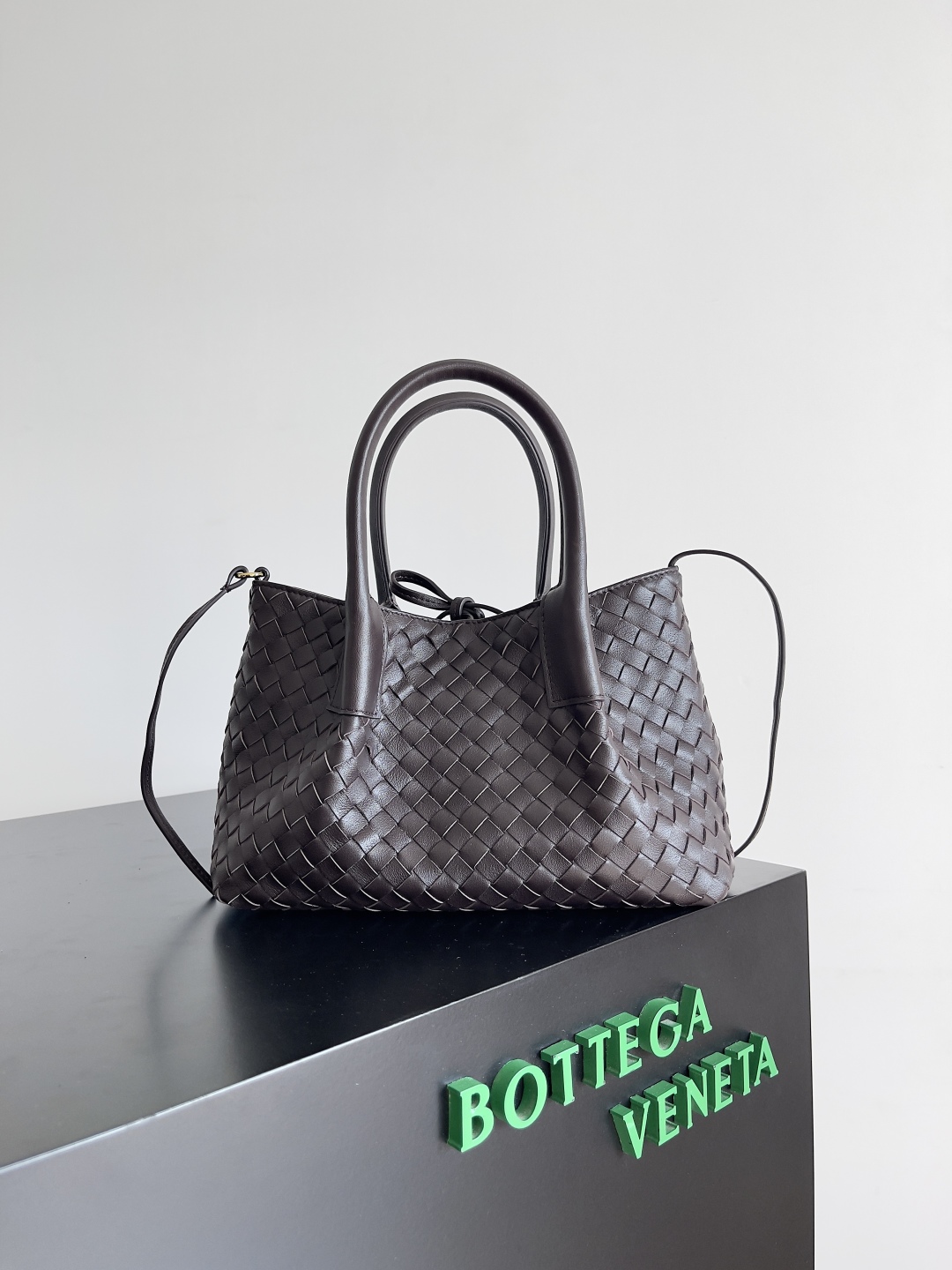 TOP Bottega Veneta BV Pinacoteca Bag 24x15x12cm/43x23x17.5cm - Chocolate