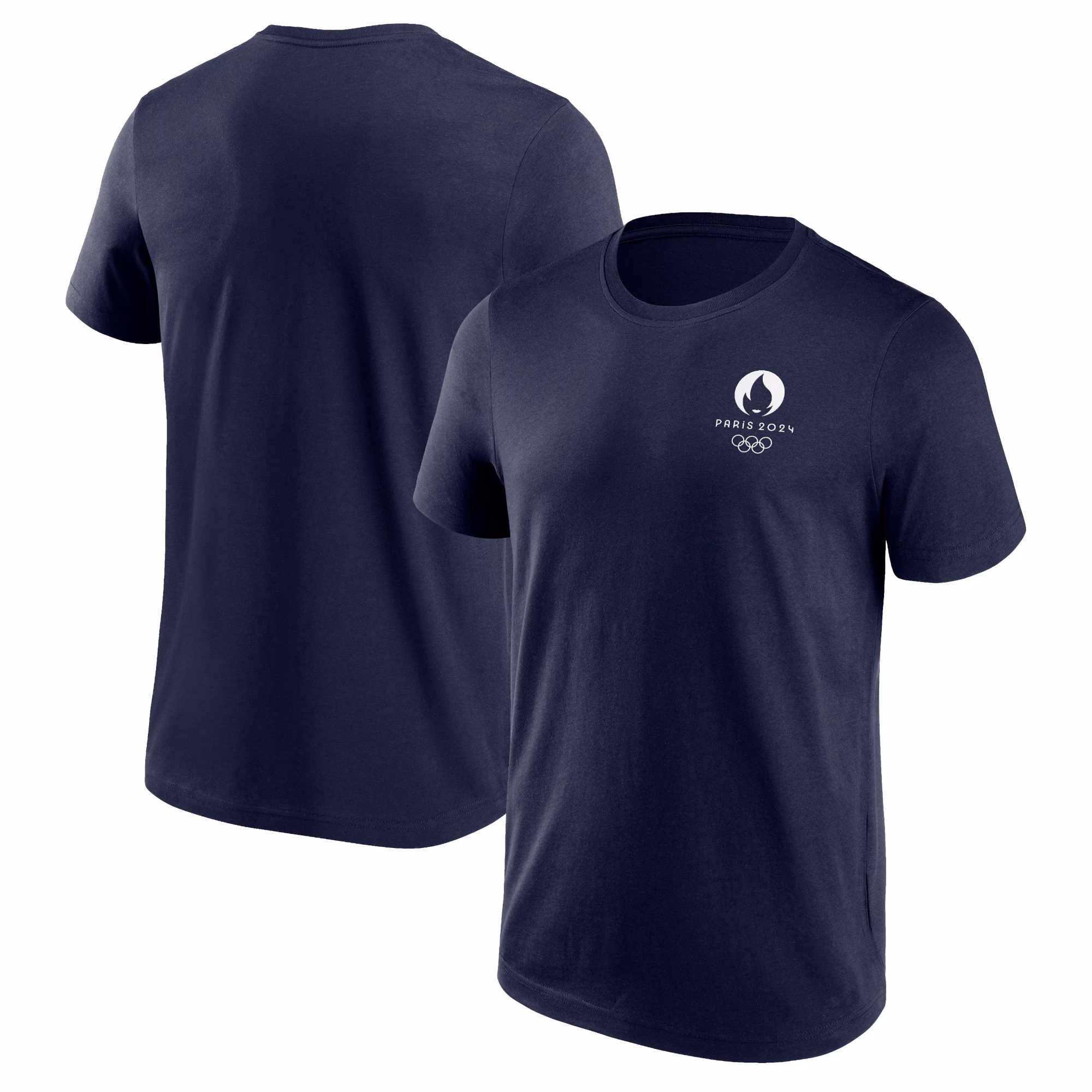 Paris 2024 Olympics Small Logo Graphic T-Shirt - Navy