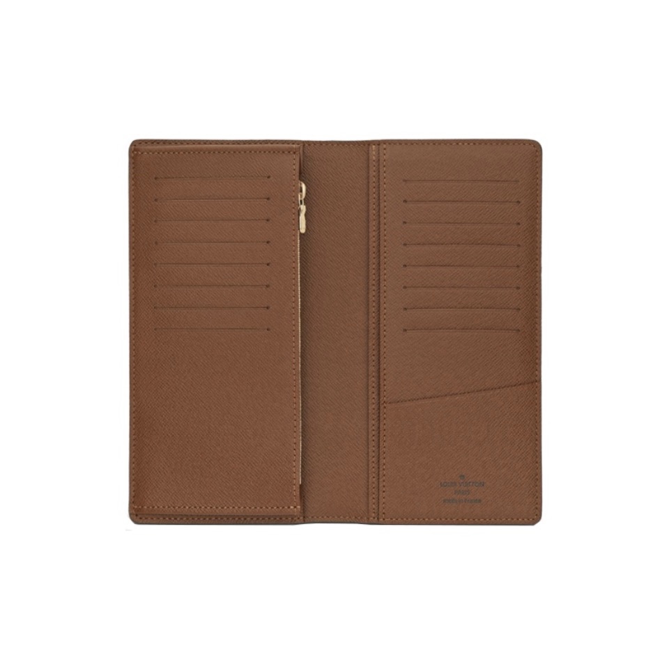 Louis Vuitton LV Brazza Flip Wallet N62665(Replica)