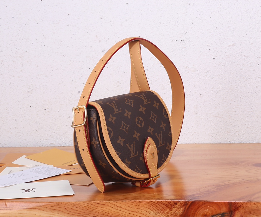 TOP Louis Vuitton LV TAMBOURIN Handbags Nicolas Ghesquière Bag  18 x 15 x 8 cm - Reverse Monogram
