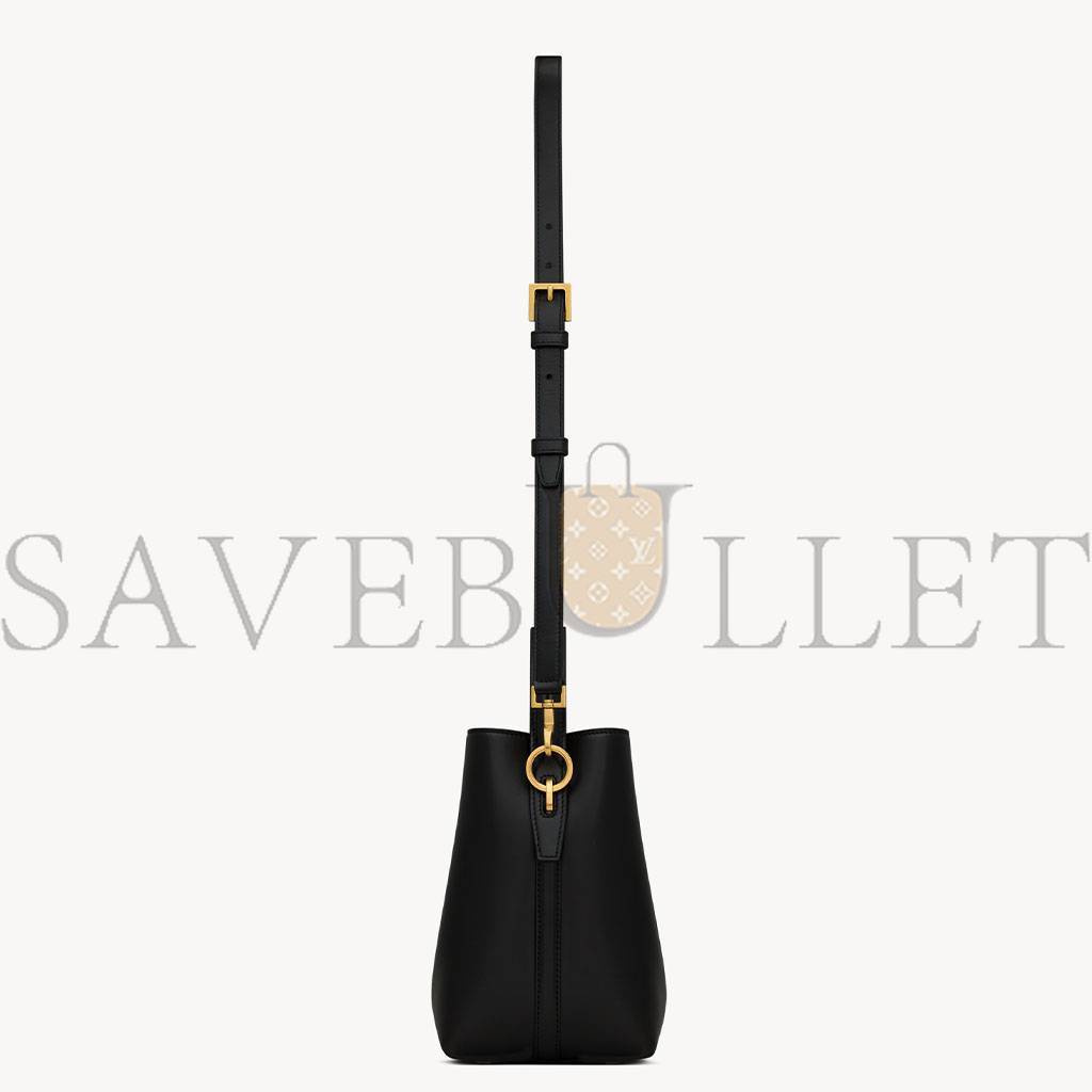 YSL LE 37 SMALL IN SHINY LEATHER 7490362R20W1000 (17*20*13cm)