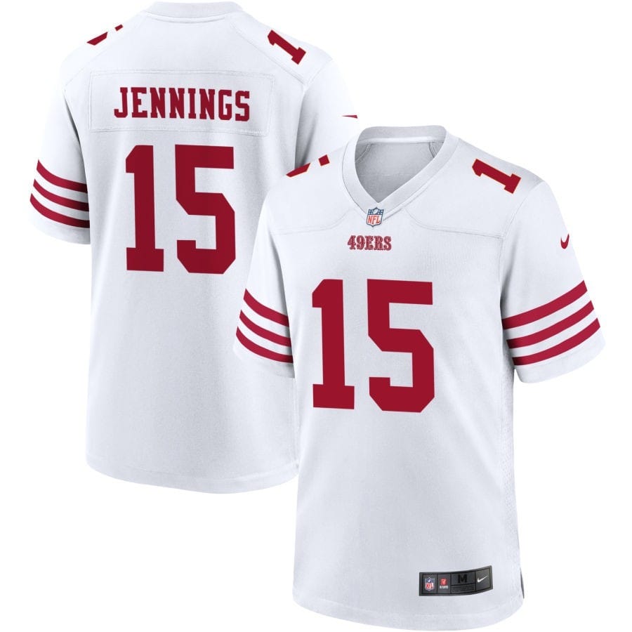 Jauan Jennings San Francisco 49ers   Game Jersey - White