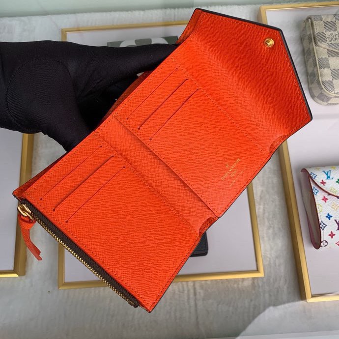 TOP Louis Vuitton LV LV Damier Victorine Wallet - 16 colors