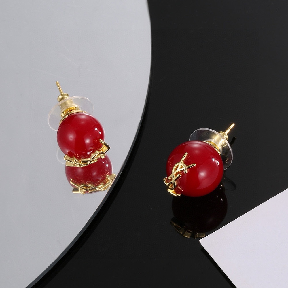 TOP Yves Saint Laurent YSL Pearl Earrings - 3 Colors