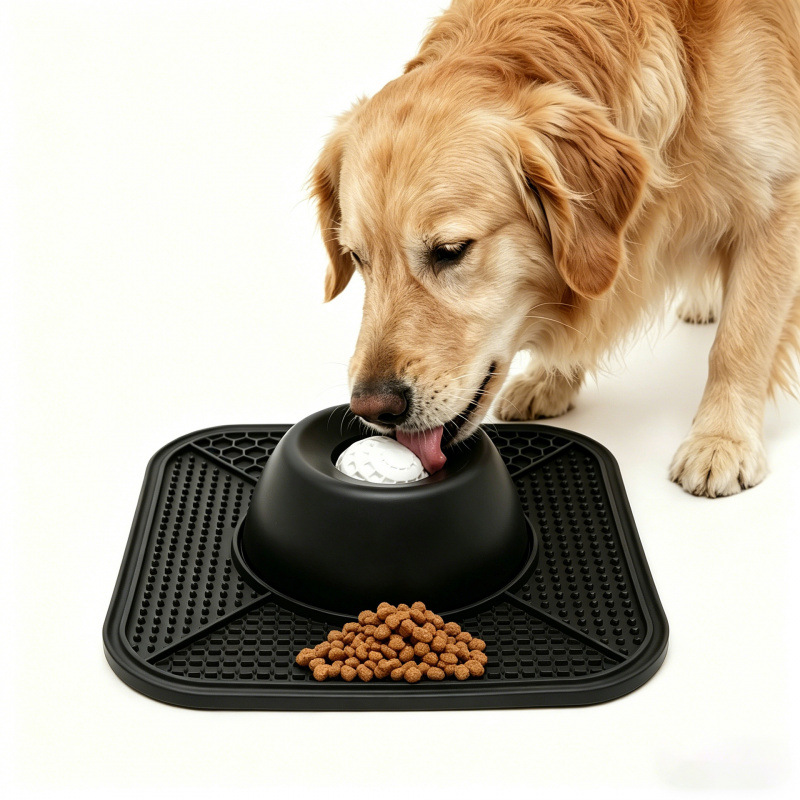 Pet lick bowl, non-slip mat for cats and dogs, slow-feeding bowl, easy to clean and maintain - PawPro UK