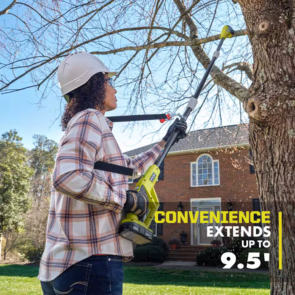 ONE+ 18V 8 in. Cordless Oil-Free Pole Saw with 1.5 Ah Battery and Charger