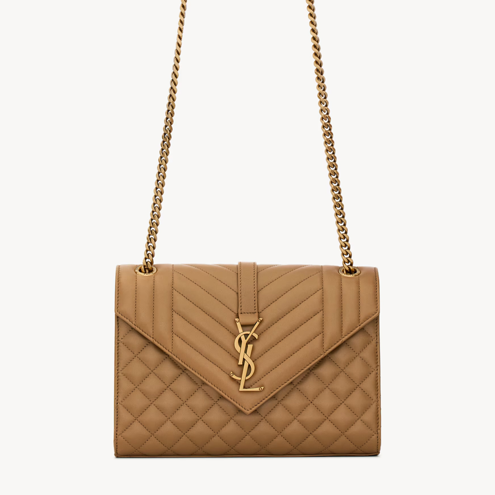 Saint Laurent YSL Envelope Medium 24- Embossed Leather(Replica)