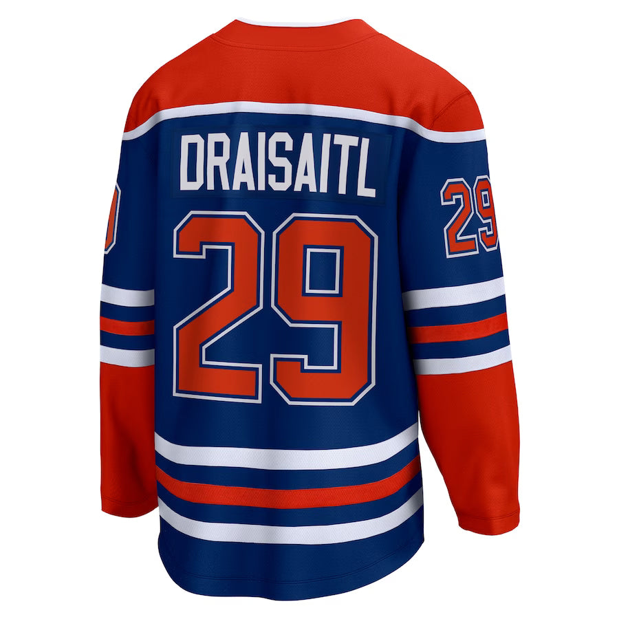 Leon Draisaitl Edmonton Oilers NHL Fanatics Breakaway Royal Home Jersey
