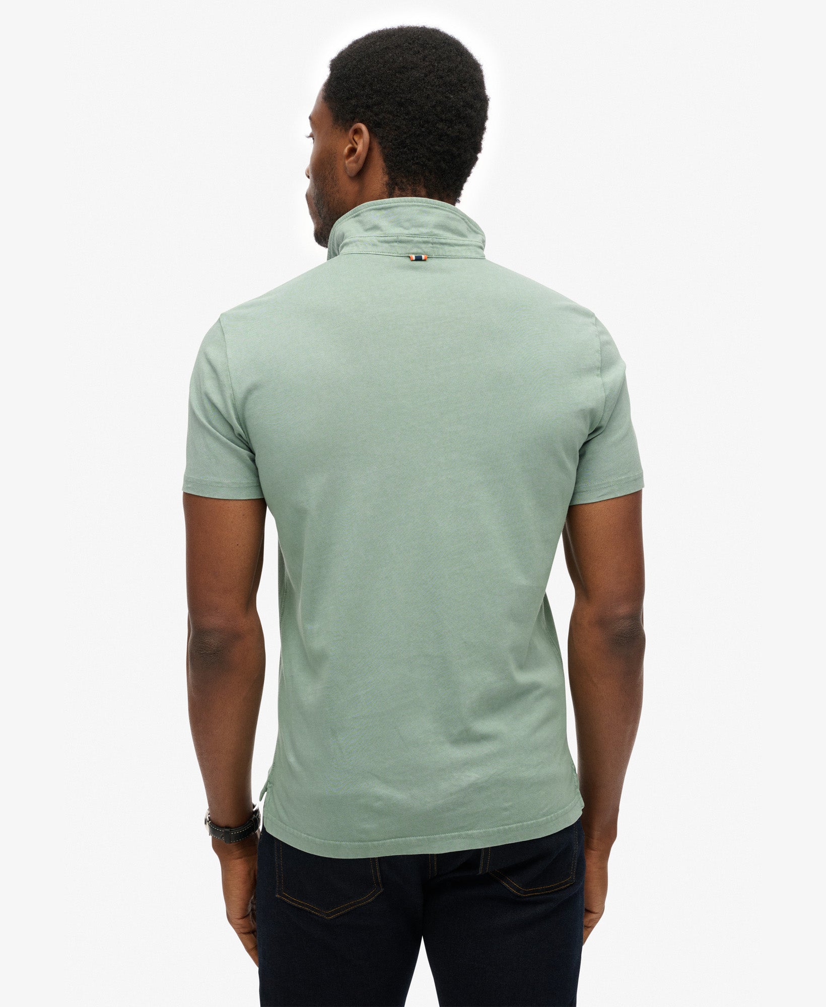 Essential Jersey Polo | Slate Grey