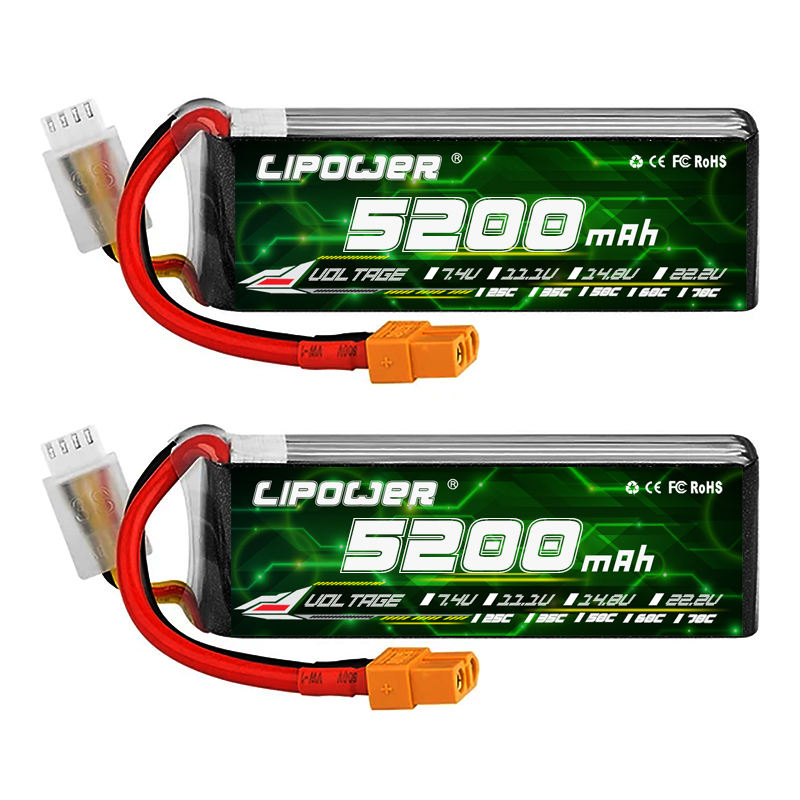 Drone lithium battery 3/4/6S 4200~10000mAh 35/60/80/100C - lipowbattery
