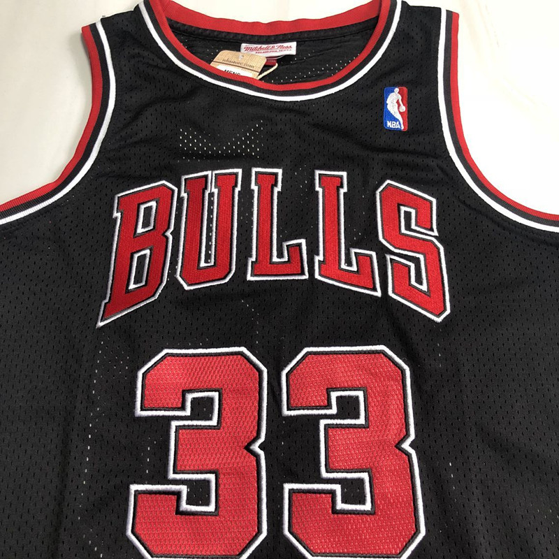 Chicago Bulls Pippen 33 Black MN