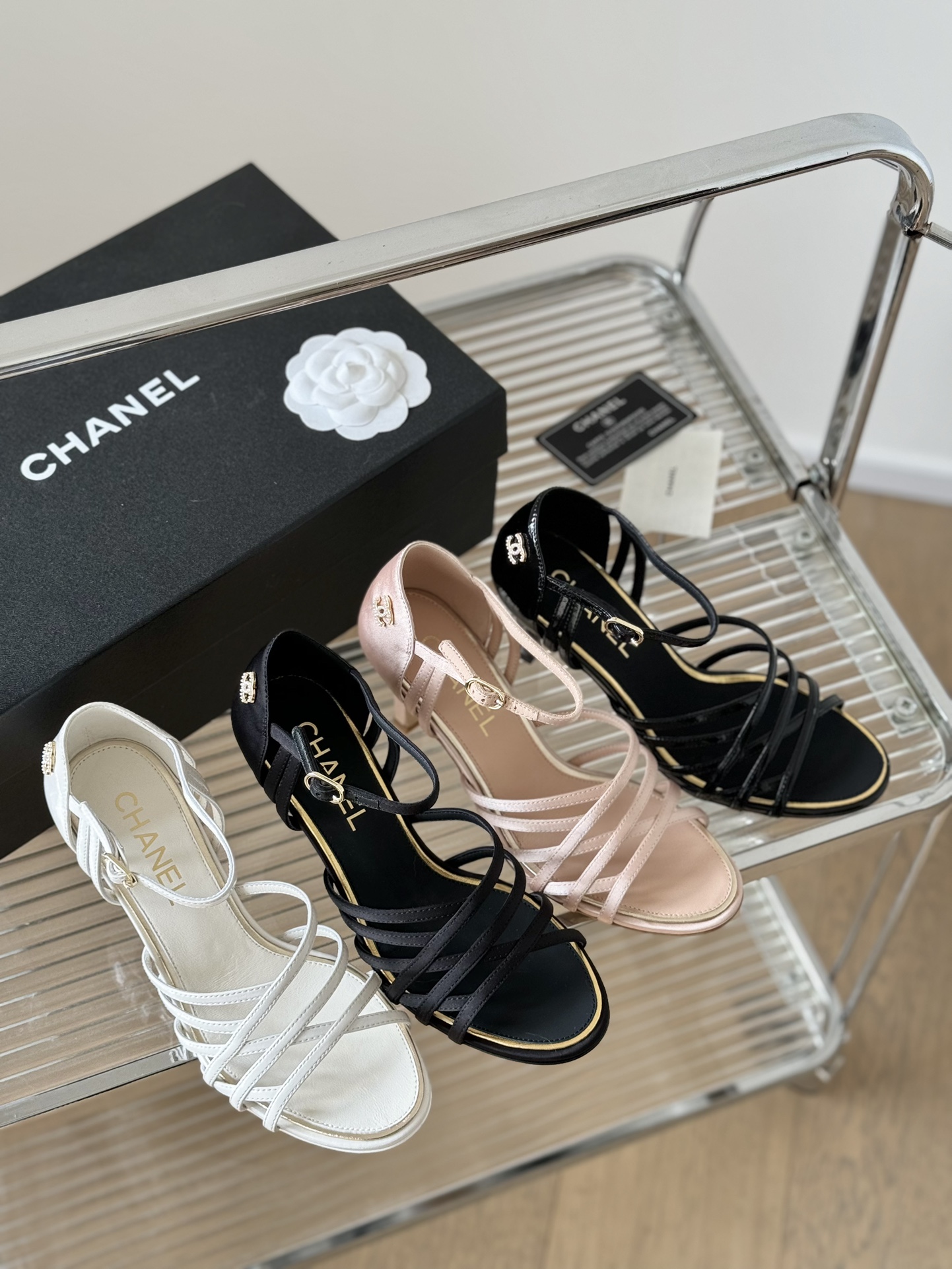 TOP CHANEL 24C Double C High Heel Sandals - 7cm - 4 Colors