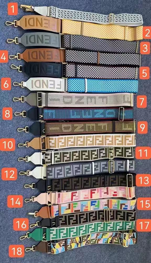 TOP FENDI  Zucca Shoulder Strap 19 Colors