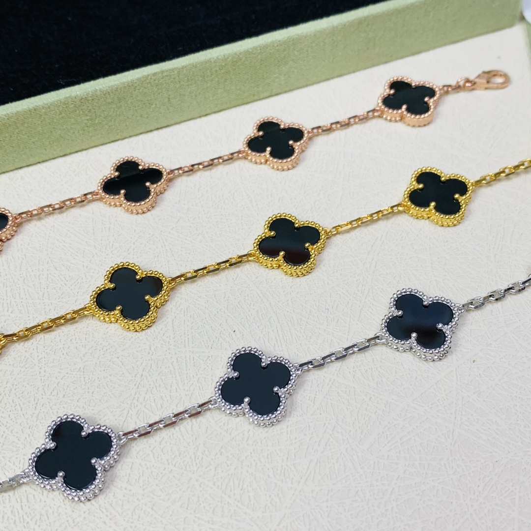 TOP Van Cleef & Arpels Alhambra Bracelet - Black