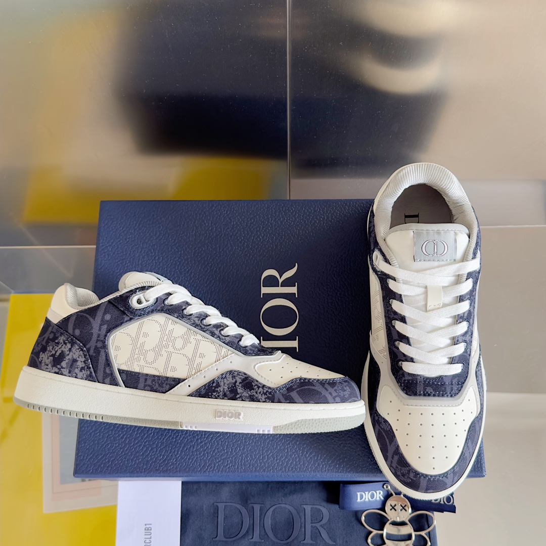 Top Christian Dior Denim Couple Trainers - 3cm