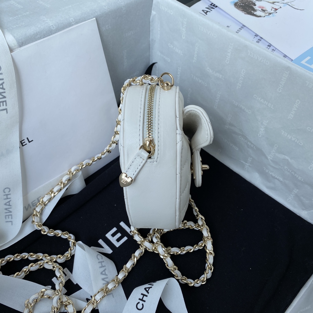 TOP CHANEL Mini Love Bag 13×12×5.5cm - GHW - 3 Color