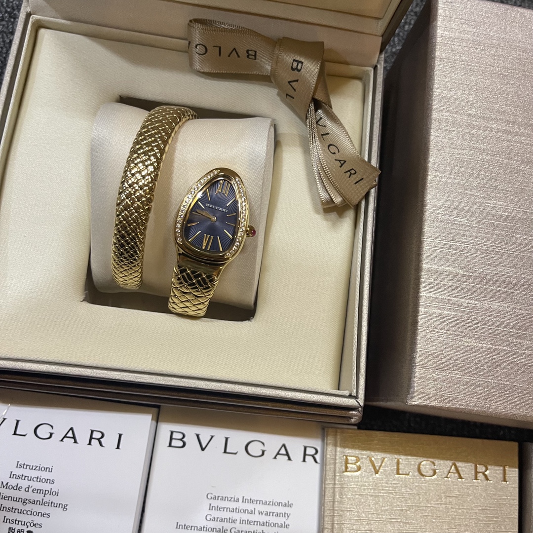 TOP BVLGARI Serpentin Spig Watch 23x34mm - 2 Colors
