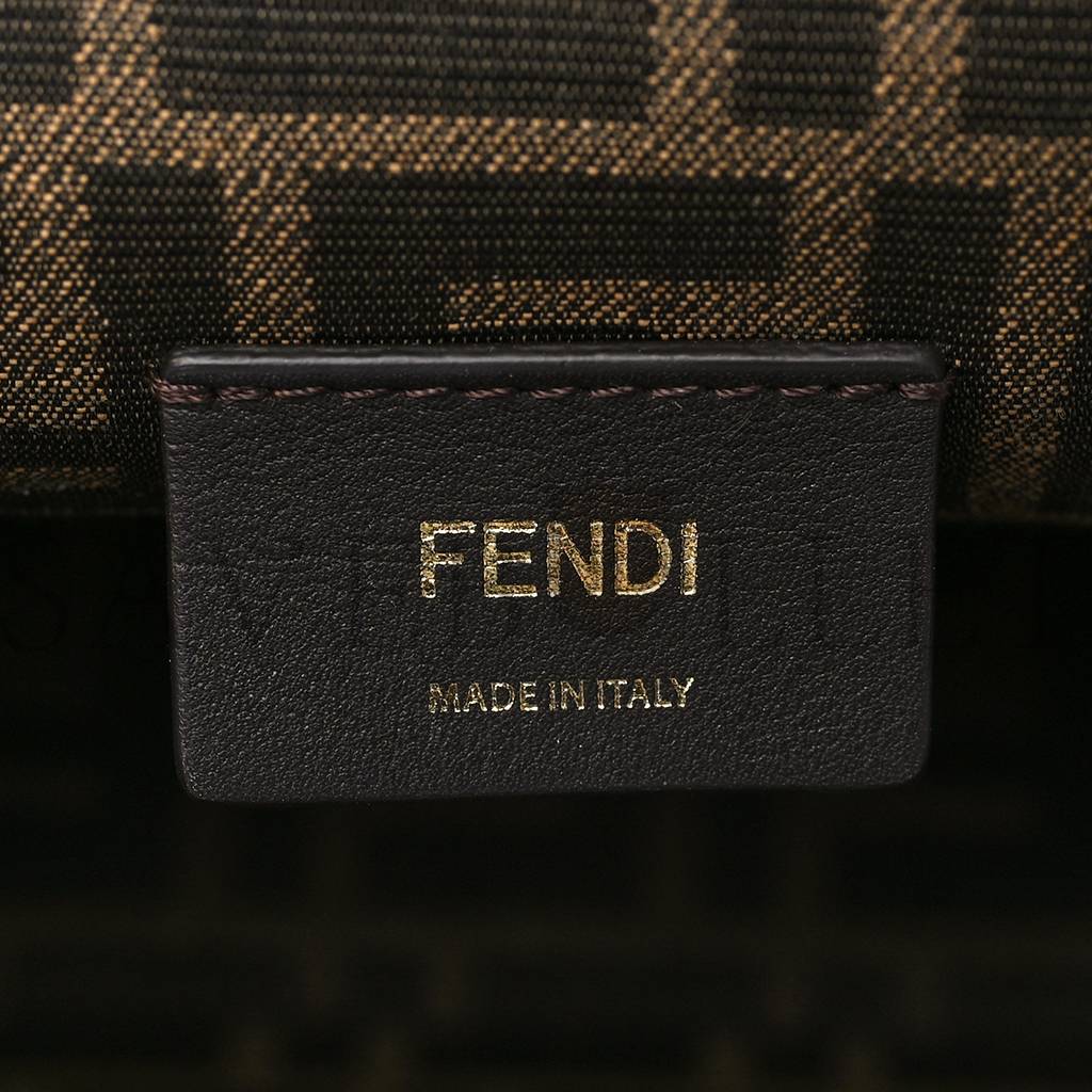 FENDI SHINY NAPPA MEDIUM FENDI FIRST POUDRE (32.5*23.5*15cm)