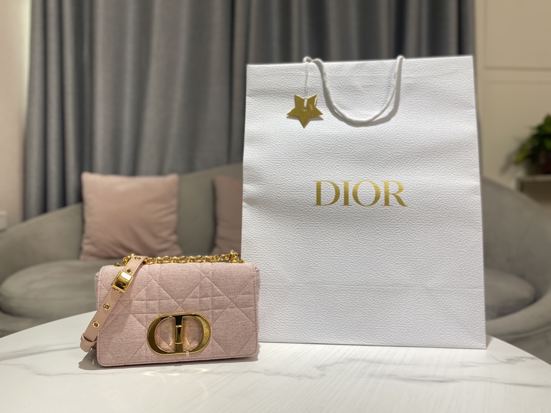 TOP Christian Dior Flax Caro Bag Mini 20×12×7CM - 2 Colors