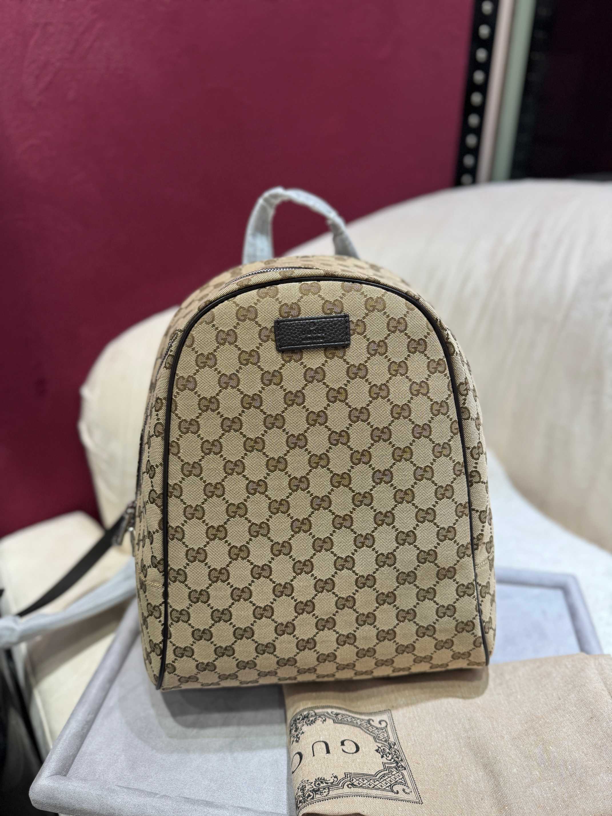 TOP GUCCI Backpack 30 x 37 x 14 cm - Brown