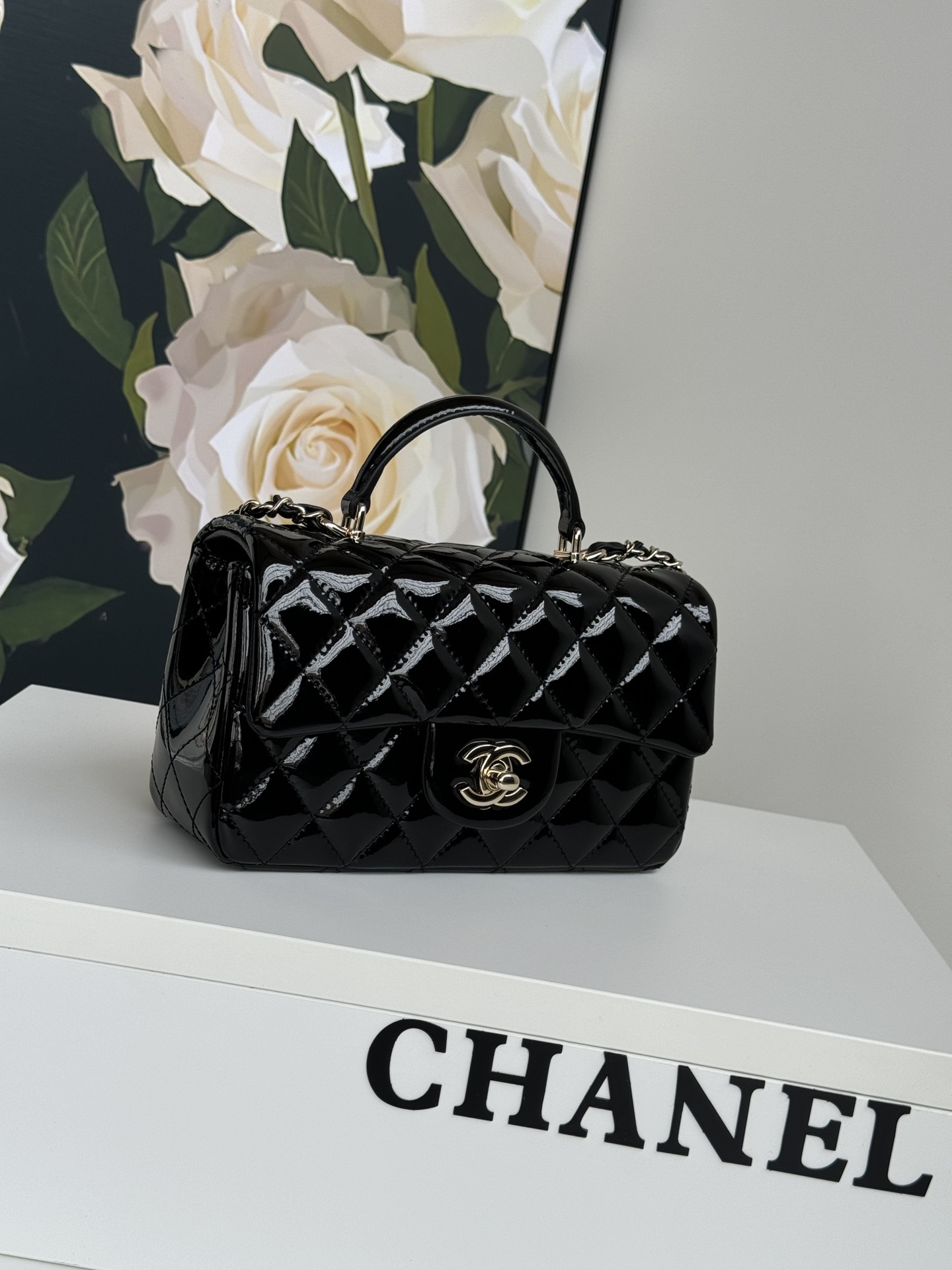 TOP CHANEL Mini CF Handle Bag 20x12x6cm - 2 Color