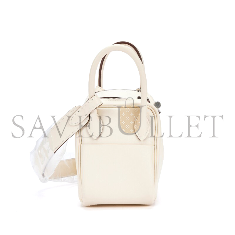 HERMES MASTER MINI LINDY 19 SWIFT PALLADIUM HARDWARE (19*12.5*9cm)