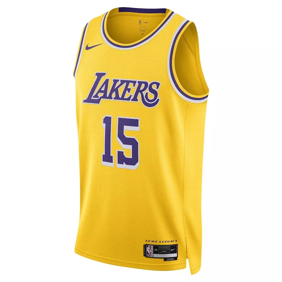 Los Angeles Lakers Austin Reaves  Yellow 2024/25 Swingman  Jersey - City Edition