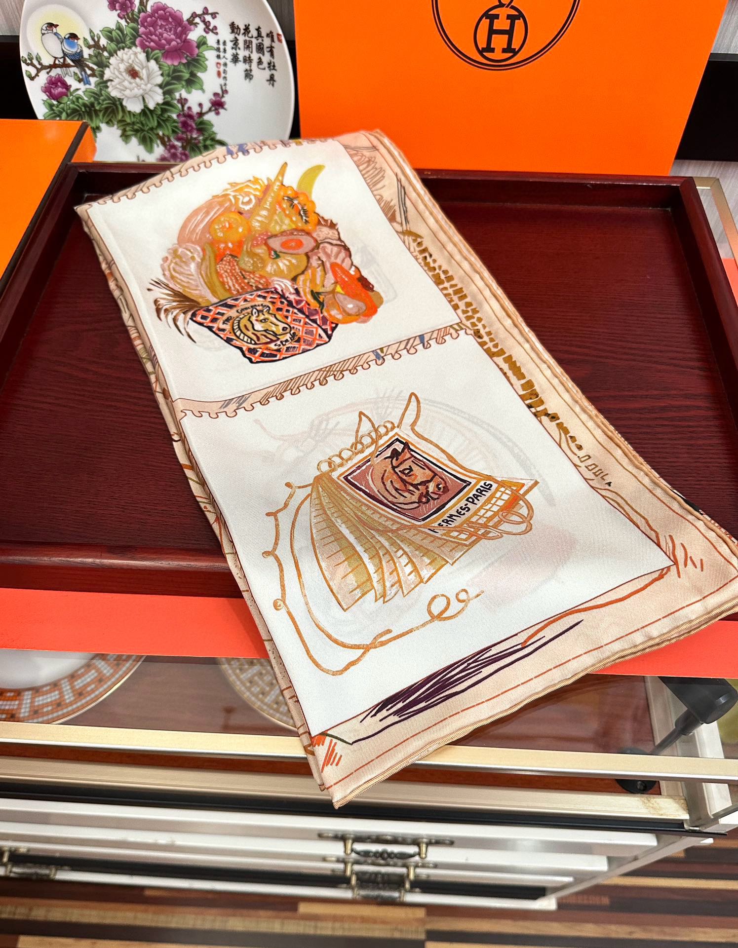 TOP HERMES Silk Scarf 90cm×90cm - 2 Colors