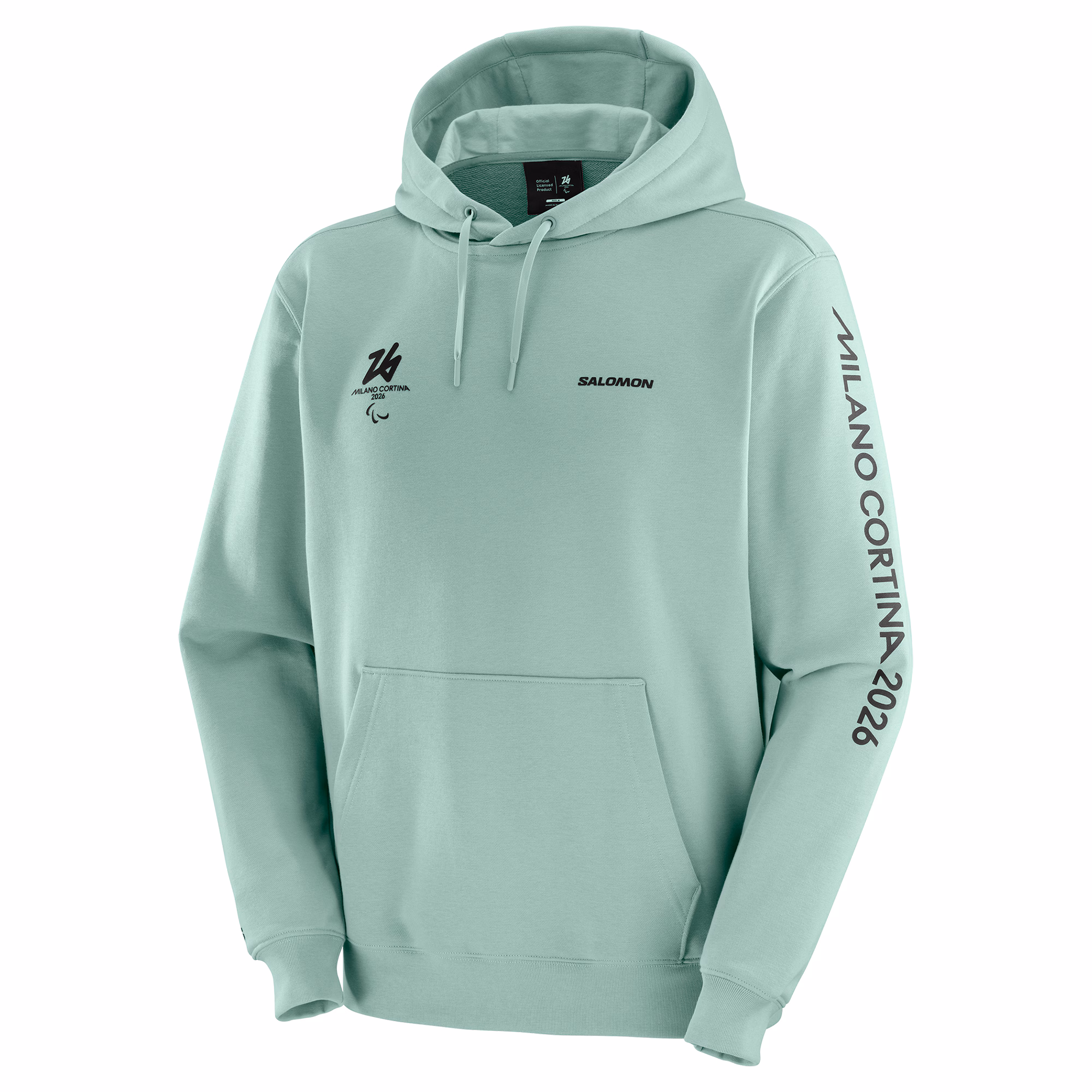 Milano Cortina 2026 Paralympics Salomon Logo Hoodie - Green - Unisex