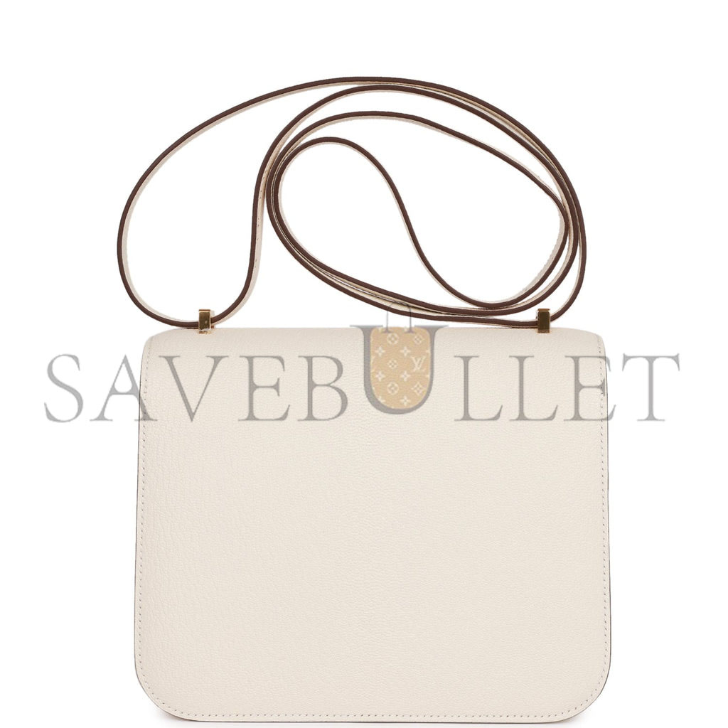 HERMES CONSTANCE 18 CHEVRE GOLD HARDWARE (18*15*4cm)