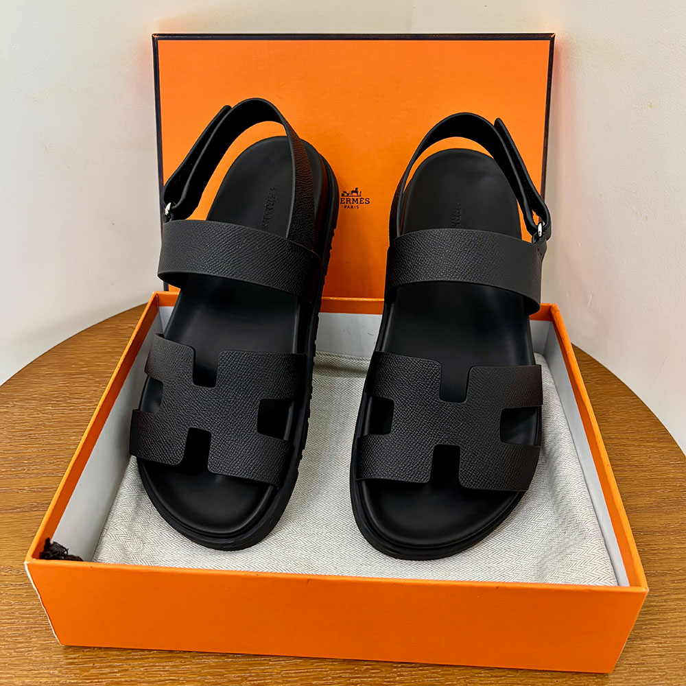 Hermès Chypre leather sandals （Replica）