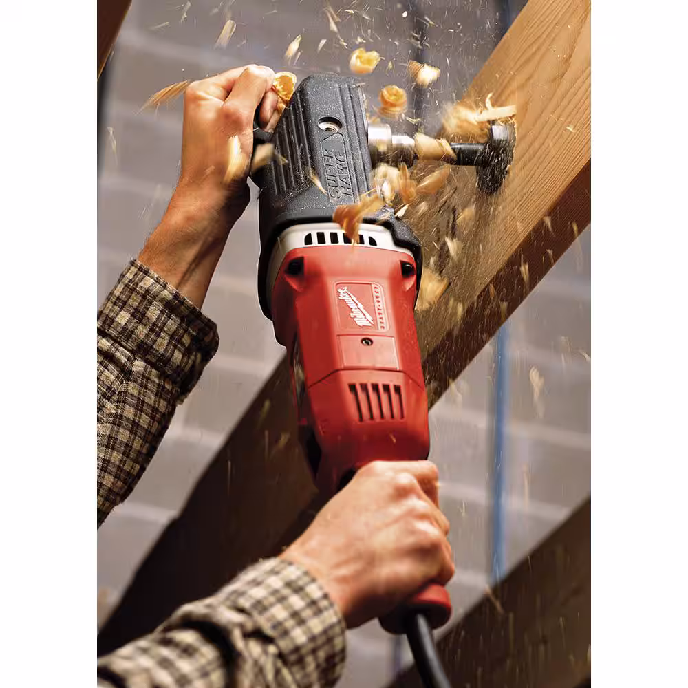 13 Amp Corded 1/2 in. Super Hawg Hole Hawg Right Angle Drill Driver